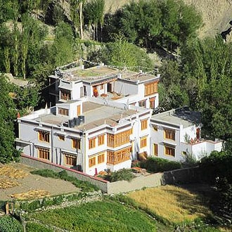 View of Namra Hotel, Ladakh