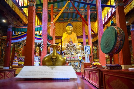 Buddha statue, Hemis monastery, Ladakh