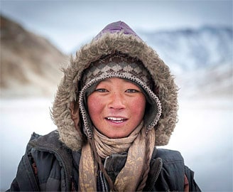 Portrait of a Ladakhi Girl, Leh-Ladakh Tour Package